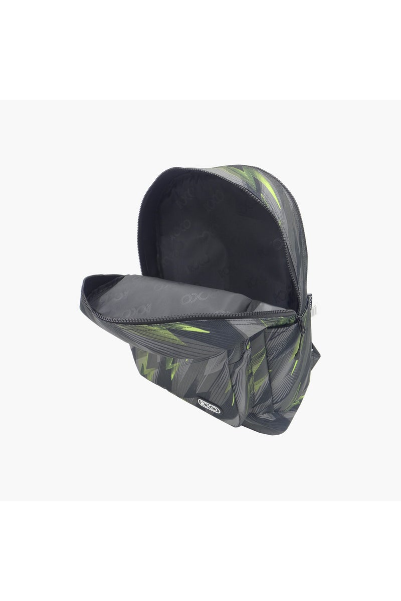 ROCO All-Over Abstract Print Backpack - 17 inches - Image 3